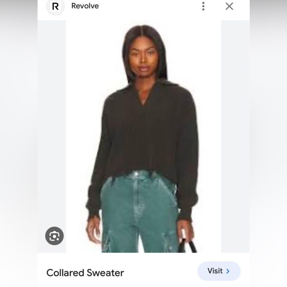 Bobi LA collared sweatshirt